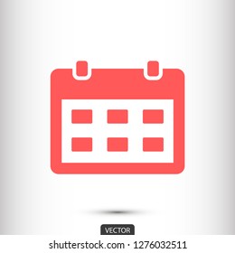 calendar vector icon 10 eps