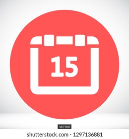 calendar vector icon 10 eps