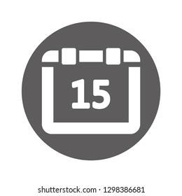 calendar vector icon 10 eps