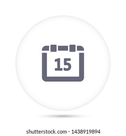 calendar vector icon 10 eps , Lorem ipsum Flat design