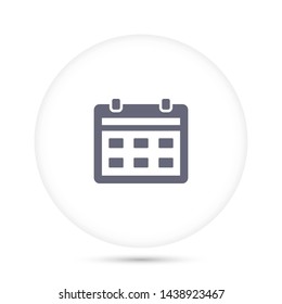 calendar vector icon 10 eps , Lorem ipsum Flat design