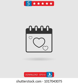 calendar vector icon