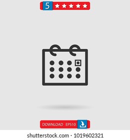 calendar vector icon