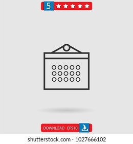 calendar vector icon