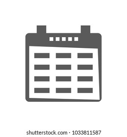 calendar vector icon