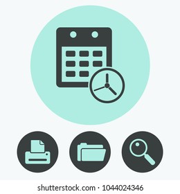 Calendar vector icon