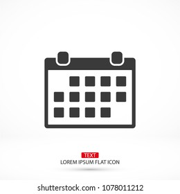 calendar Vector icon