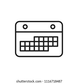 calendar vector icon