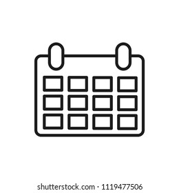 calendar vector icon