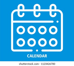 CALENDAR VECTOR ICON