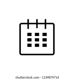 Calendar vector icon