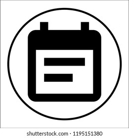 calendar vector icon