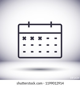 calendar Vector icon