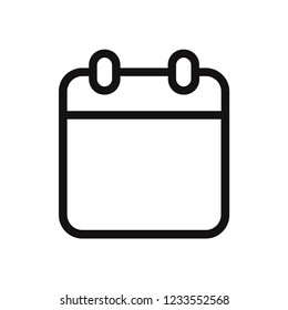 Calendar vector icon
