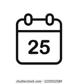 Calendar vector icon