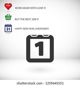Calendar vector icon