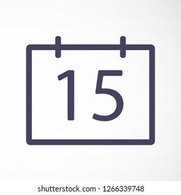 Calendar Vector icon