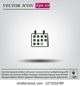 Calendar - vector icon