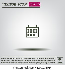 Calendar - vector icon