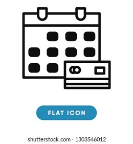 Calendar vector icon