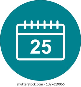 Calendar Vector Icon
