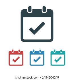 Calendar vector icon.  