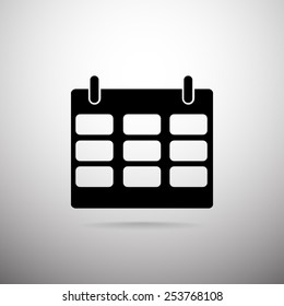 Calendar vector icon