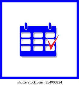 Calendar vector icon