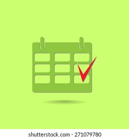 Calendar vector icon