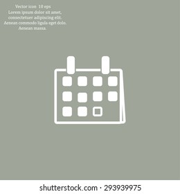 Calendar - vector icon