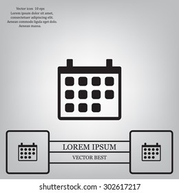 Calendar - vector icon