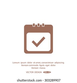 calendar vector icon