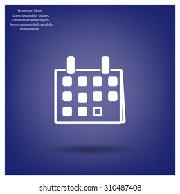 Calendar - vector icon