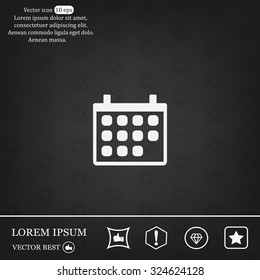 Calendar - vector icon
