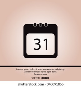 calendar vector icon