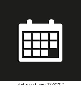 Calendar - vector icon