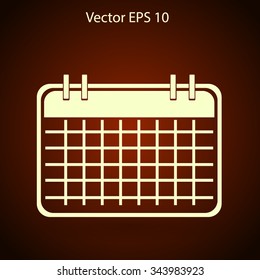 calendar vector icon