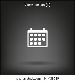 Calendar - vector icon