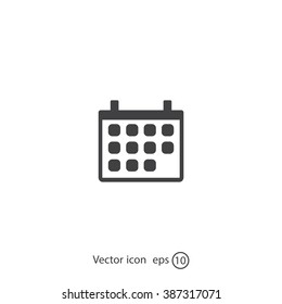 Calendar - vector icon