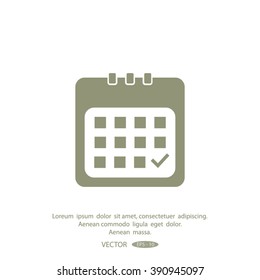 calendar vector icon