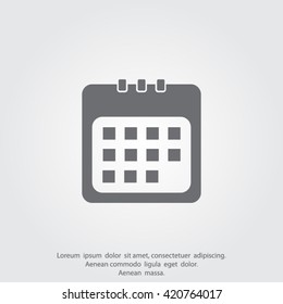 calendar vector icon