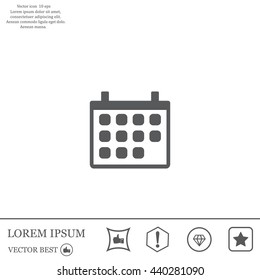 Calendar - vector icon