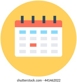 Calendar Vector Icon