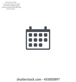 Calendar - vector icon
