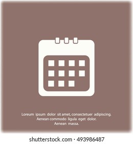 calendar vector icon