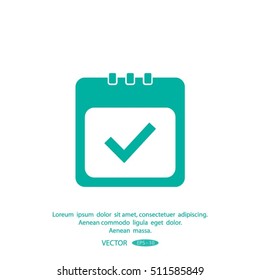 calendar vector icon