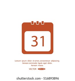 calendar vector icon