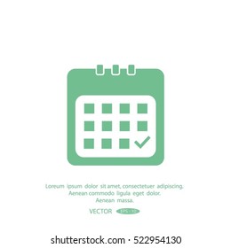 calendar vector icon