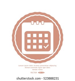 calendar vector icon