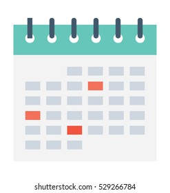 Calendar Vector Icon